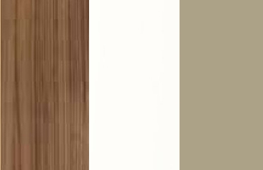 NOGUEIRA + BRANCO PURO + CINZA MATE