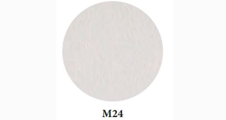 M24 WHITE VARNISHED METAL WITH RELIEF